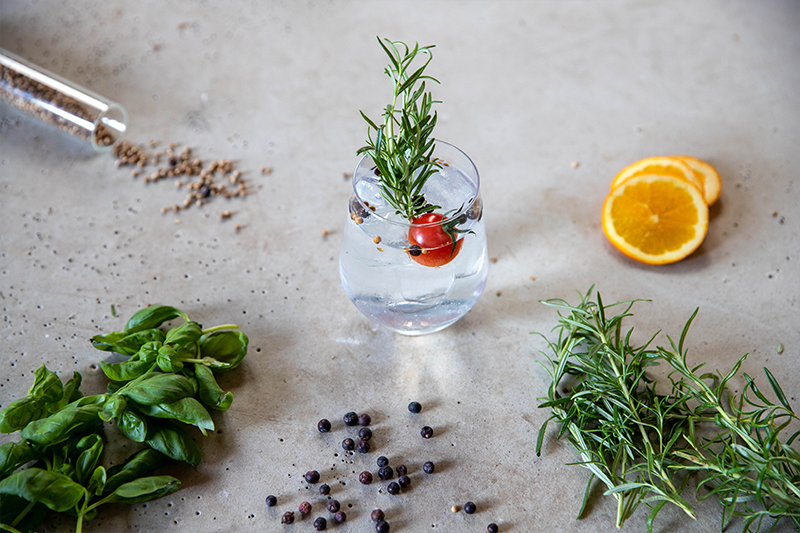 Gewürzter Premium-Gin